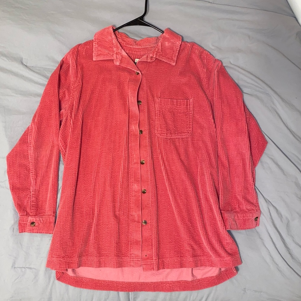 L.L.BEAN Vintage Corduroy Button Down Shirt